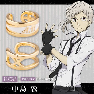 es系列nino Oshimimi 软骨耳夹套装 中岛敦、太宰治、芥川龙之介、中原中也