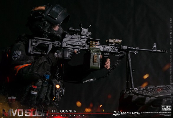 NO.78095 俄罗斯联邦内务部 MVD特别反应小组 PKM机枪手