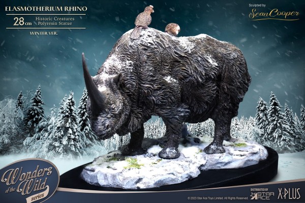 史前动物系列 板齿犀牛 雪季版