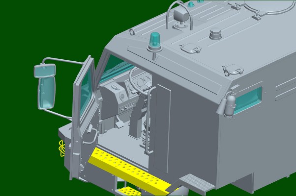 编号：01086  1/35 装甲车辆系列 俄罗斯 BAZ-6403 拖车牵引 ChMZAP-9990-071 半挂车