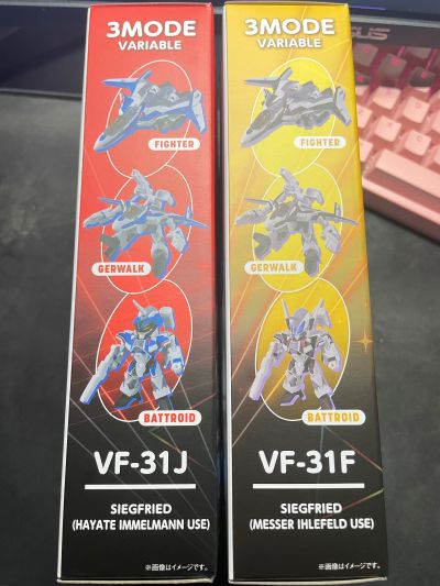TINY SESSION 超时空要塞DELTA  VF-31F 齐格飞（梅瑟机）+要·巴卡妮雅