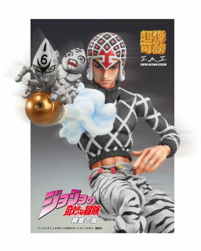 超像可动 JOJO的奇妙冒险 黄金之风 盖多·米斯达+性感手枪 黑色版