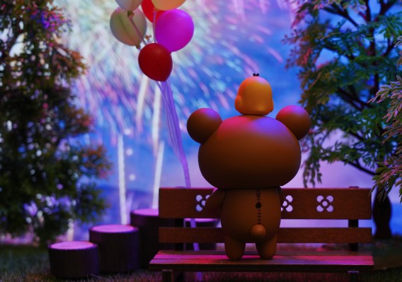 粘土人#1947 轻松熊 轻松熊