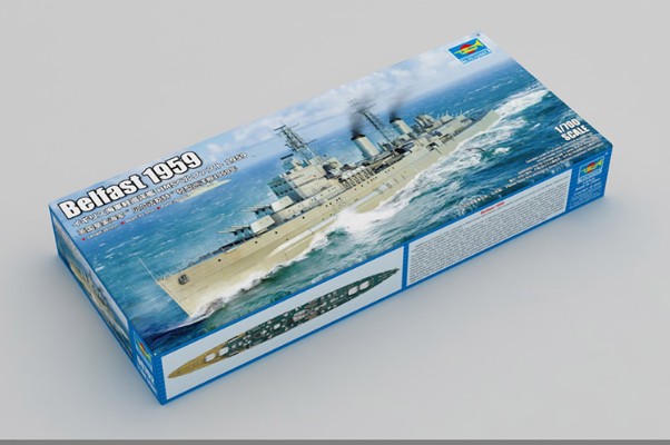 编号：06702  1/700 世界战舰系列  英国皇家海军“贝尔法斯特”轻型巡洋舰 1959年