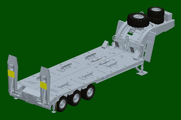 编号：01086  1/35 装甲车辆系列 俄罗斯 BAZ-6403 拖车牵引 ChMZAP-9990-071 半挂车