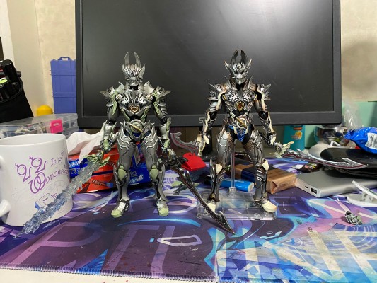 魔戒可动 牙狼 ～魔戒闪骑～ 银牙骑士 绝狼