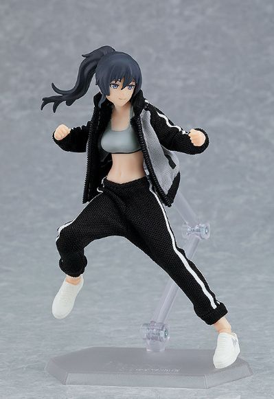 figma#601 女性素体 （真）和 运动服 运动裤+运动裙装