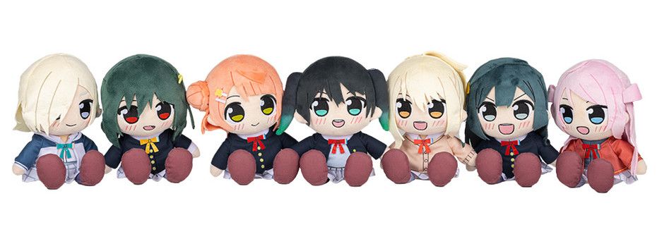 爱与演唱会! 虹咲学园学园偶像同好会 玩偶 高咲侑/上原步梦/宫下爱/优木雪菜/三船栞子/米雅‧泰勒/钟岚珠