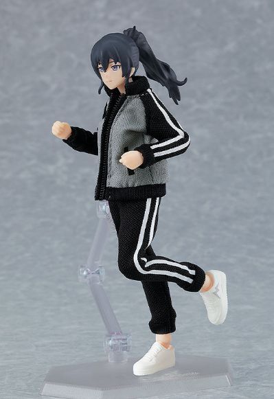 figma#601 女性素体 （真）和 运动服 运动裤+运动裙装