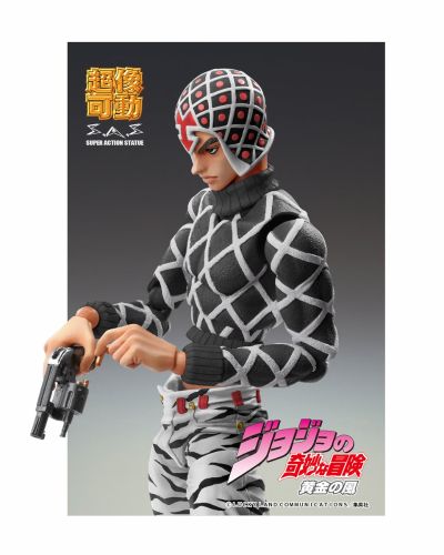 超像可动 JOJO的奇妙冒险 黄金之风 盖多·米斯达+性感手枪 黑色版