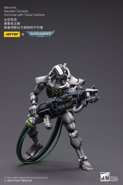 战锤40000 太空死灵 索泰克王朝 装备特斯拉卡宾枪的不朽者