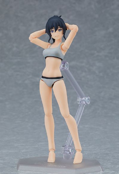 figma#601 女性素体 （真）和 运动服 运动裤+运动裙装