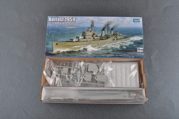 编号：06702  1/700 世界战舰系列  英国皇家海军“贝尔法斯特”轻型巡洋舰 1959年