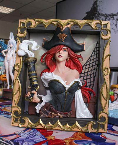 英雄联盟 赏金猎人 厄运小姐 立体相框