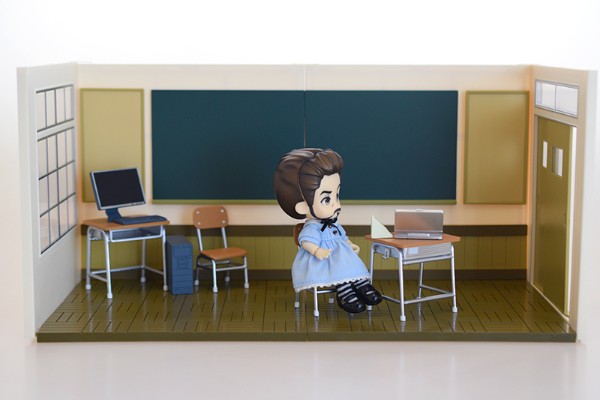 黏土人场景系列＃1 学校生活B套装（走廊侧）