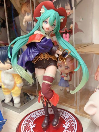 童话仙境 初音未来  穿靴子的猫