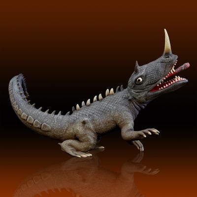 冷冻怪兽 巴鲁刚 复刻版 非成品软胶拼装套件