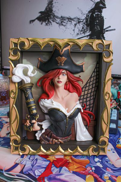 英雄联盟 赏金猎人 厄运小姐 立体相框