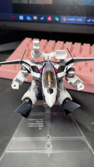 TINY SESSION 超时空要塞DELTA  VF-31F 齐格飞（梅瑟机）+要·巴卡妮雅