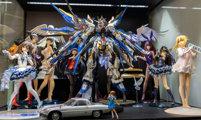 新世纪福音战士 NERV官用车 附属明日香手办