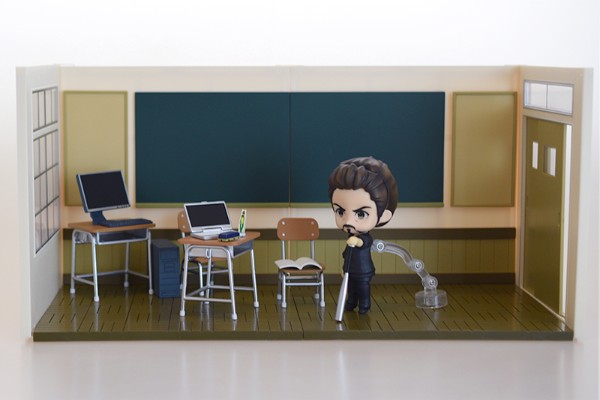 黏土人场景系列＃1 学校生活B套装（走廊侧）