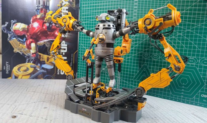 钢铁侠2 钢铁侠 4号装甲+拆甲台