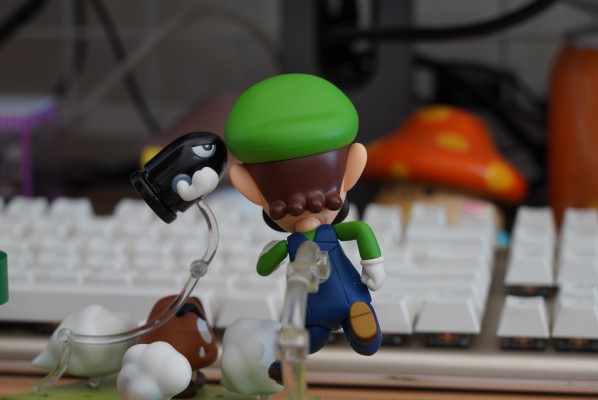 粘土人#393 超级马力欧系列  路易吉