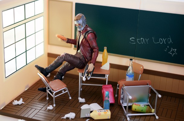 黏土人场景系列＃1 学校生活B套装（走廊侧）