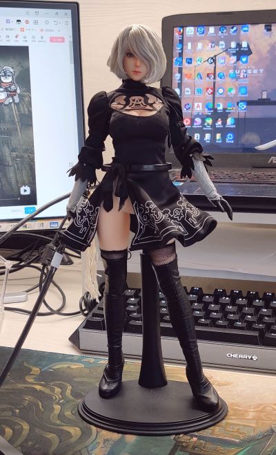 粘土娃 尼尔：自动人形 动画版 2B（寄叶二号B型）