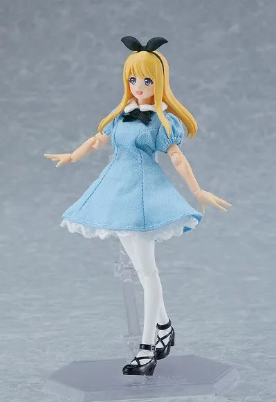 figma#598 女性素体（爱莉丝）和 连身裙+围裙装