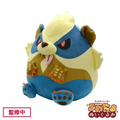 怪物猎人系列 绵蛋布偶 青熊兽款