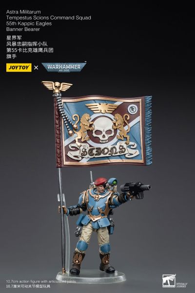 战锤40000 星界军 风暴忠嗣指挥小队 第55卡比克雄鹰兵团 旗手