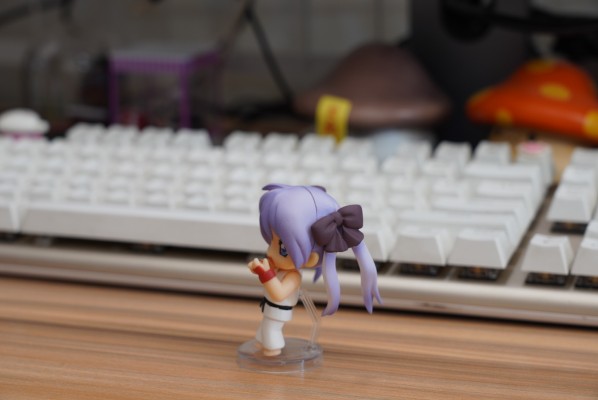 迷你黏土人 幸运星&街霸 IV 柊镜 Lucky Star Street Fighter IV Cosplay 