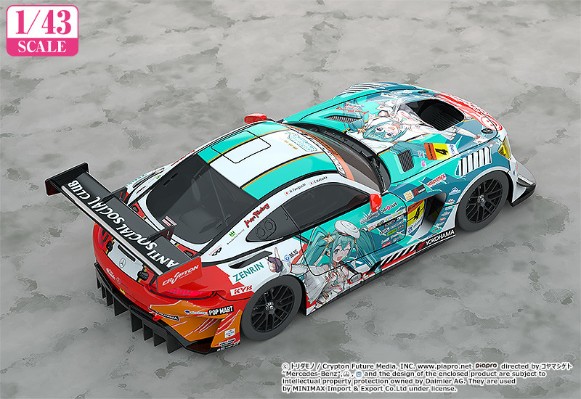 初音未来 GT企划 1/43 GOODSMILE 初音未来 AMG 2023 开幕战