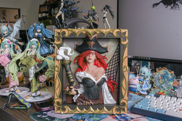 英雄联盟 赏金猎人 厄运小姐 立体相框