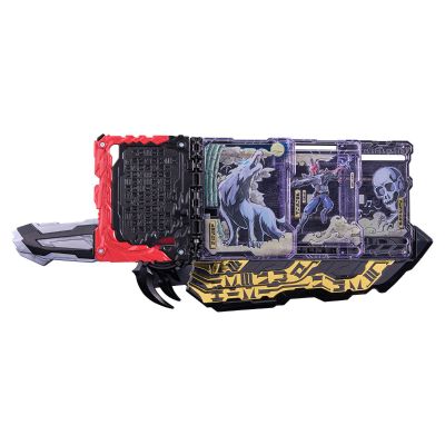 假面骑士圣刃系列 DX黑岚剑漆黑纹章+骸骨忍者传奇幻驱动书