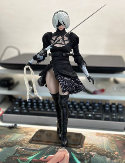 粘土娃 尼尔：自动人形 动画版 2B（寄叶二号B型）