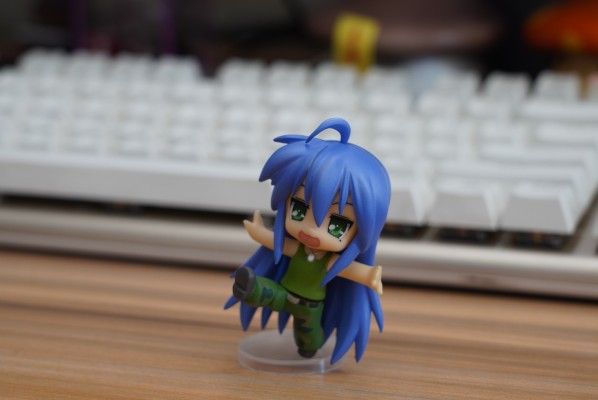 迷你黏土人 幸运星&街霸 IV 泉此方 Lucky Star Street Fighter IV Cosplay 