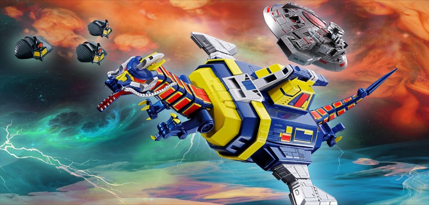 超合金魂  宇宙刑事卡邦 GX-106 电子星兽多鲁+基拉飞碟