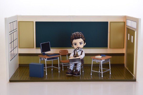 黏土人场景系列＃1 学校生活B套装（走廊侧）