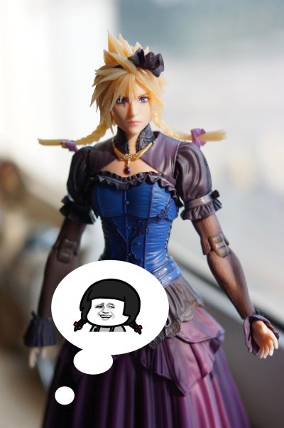 PLAY ARTS改 最终幻想7 重制版 克劳德·斯特莱夫 - 礼服 -