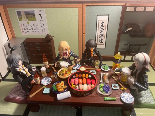 粘土人场景系列#2 和风生活B 和室客房