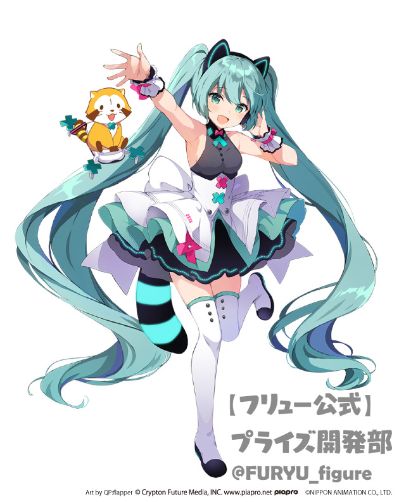 魅力无限 初音未来联名浣熊方块  -网络新纪元-