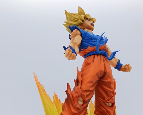 一番赏 龙珠Z 孙悟空超级赛亚人 笔刷配色