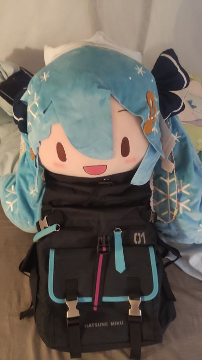 巨大软绵绵毛绒 VOCALOID 初音未来 雪未来 2021