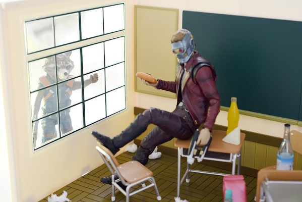 黏土人场景系列＃1 学校生活B套装（走廊侧）