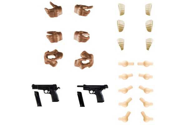 小军械库 LAOP14 创彩少女庭园用 战术手套2 手枪套装（沙色）