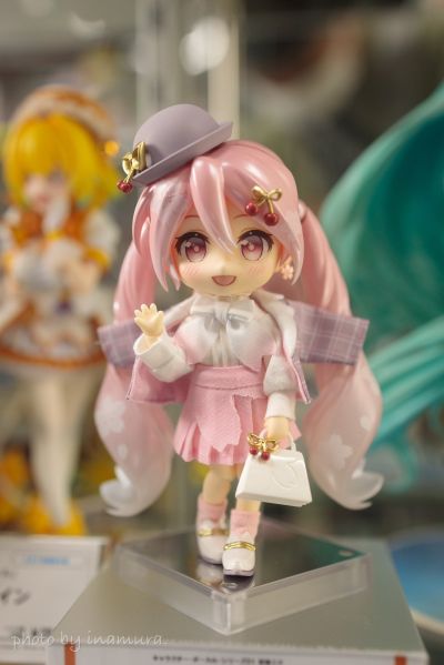 粘土娃 初音未来 樱花未来 赏花装扮