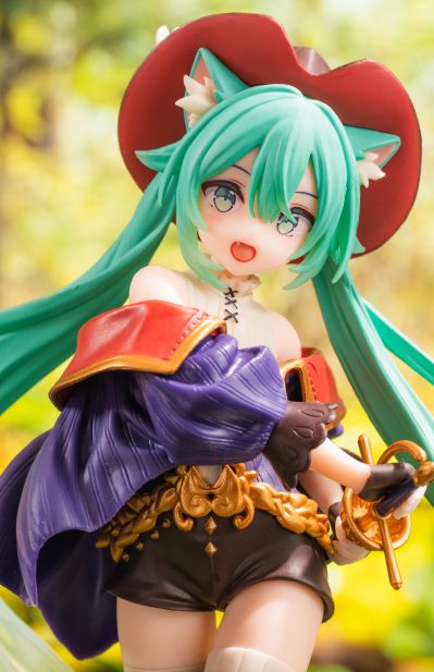 童话仙境 初音未来  穿靴子的猫