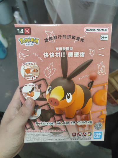 宝可梦模型 快快拼 14 暖暖猪